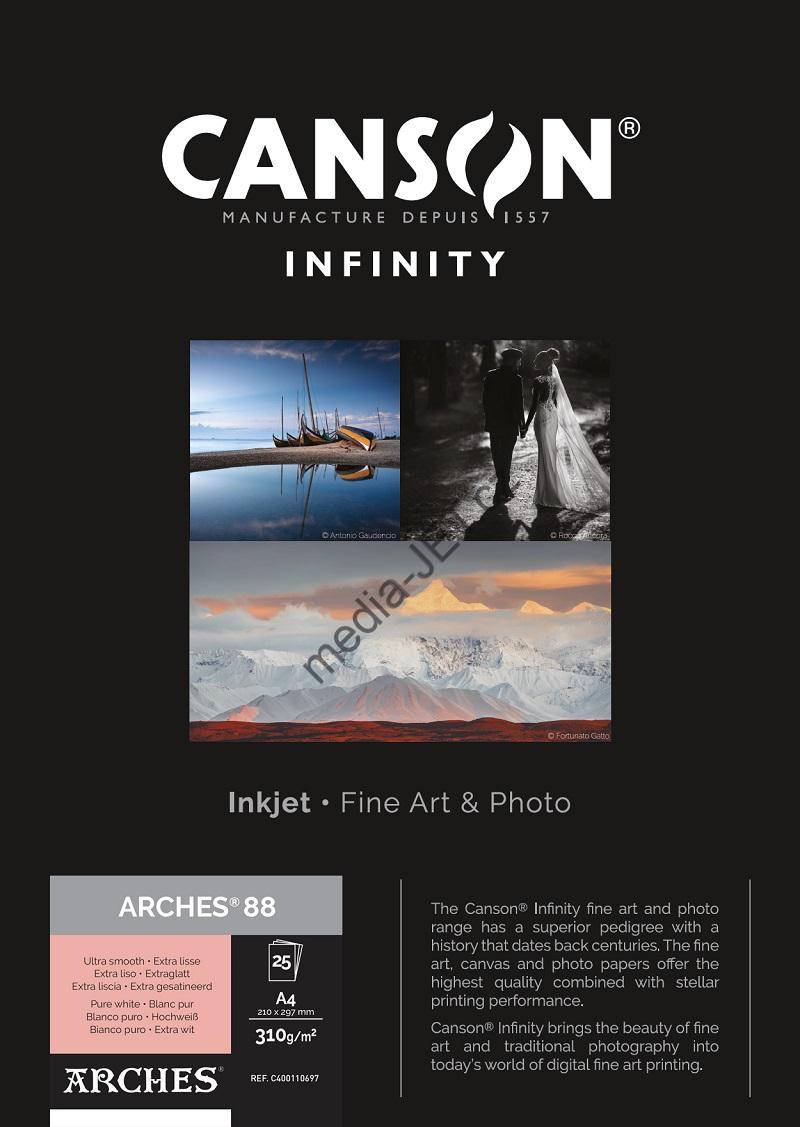 Canson Arches 88 310 gsm – bavlněný fine-art papír pro inkjet tisk a limitované edice